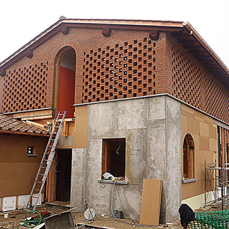 Cappotto termico in Fibra di Legno e CementoLegno