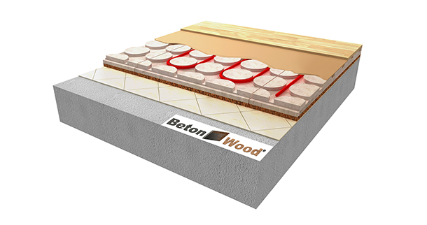 Sistema radiante in BetonRadiant Cork