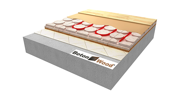 Sistema radiante in BetonRadiant Fiber